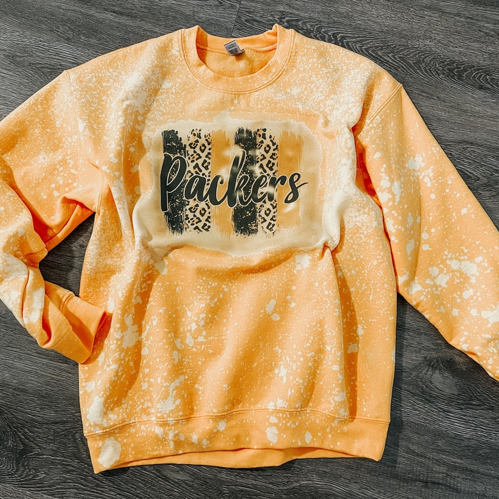 Green Bay Packer Sublimated/Bleach Crewneck sweatshirt